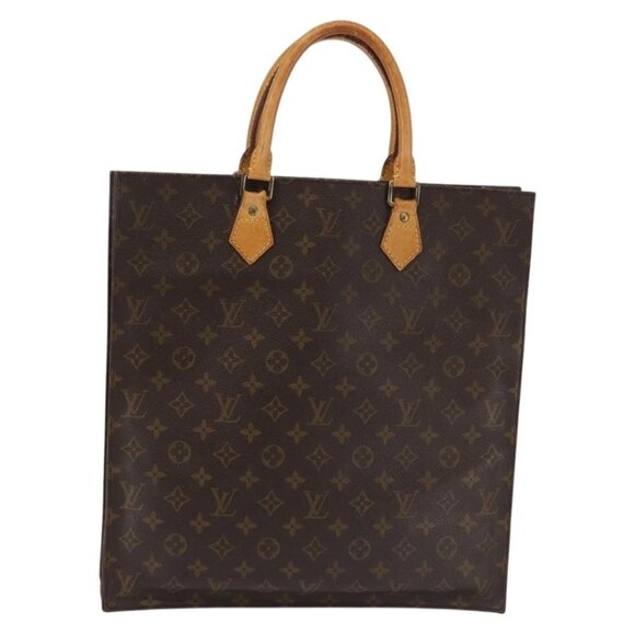 LOUIS VUITTON Monogram Sac Plat Hand Bag M51140 LV Auth BA5984 - Picture 2 of 16